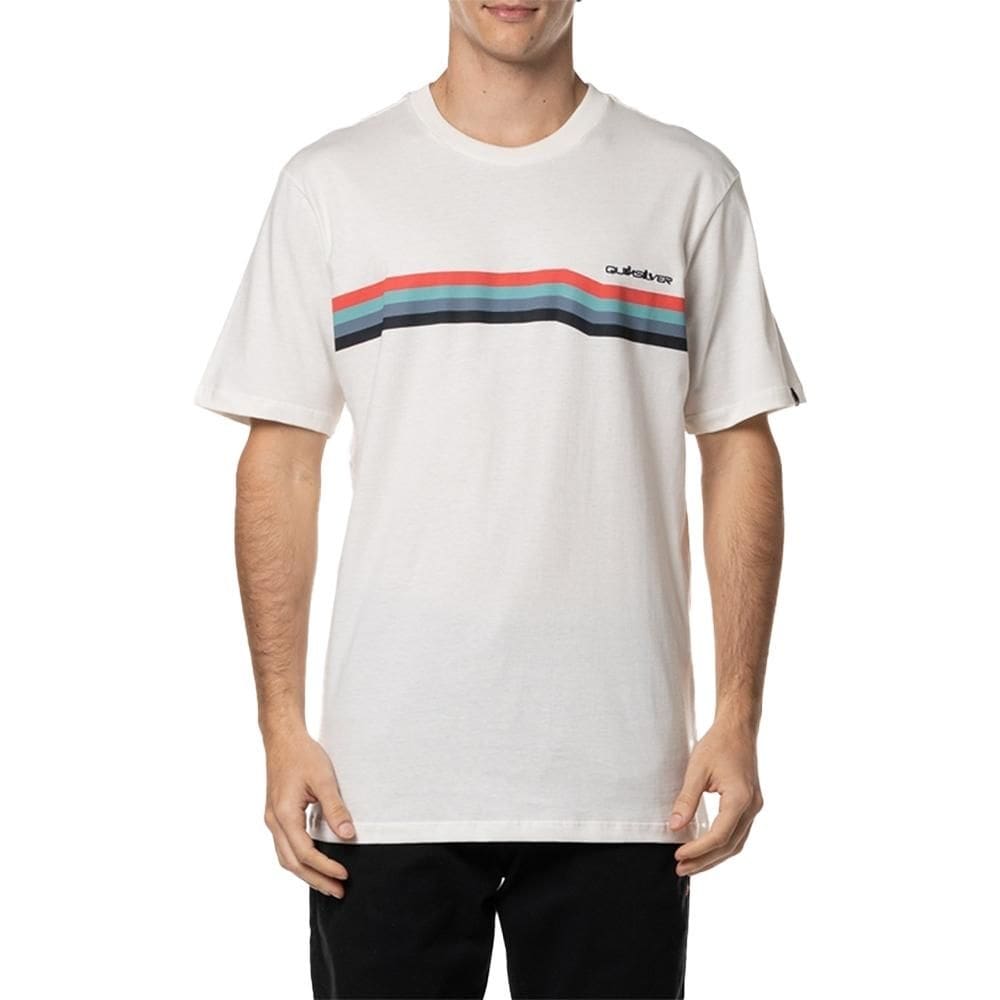 Camiseta Quiksilver Retrospect WT24 Masculina Off White