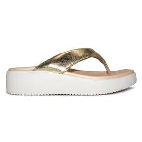 Tamanco Modare Feminino Metalizado Conforto Salto Anabela 7189.101