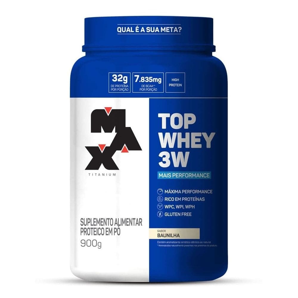 Top Whey 3w +performance 900g Baunilha