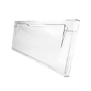Tampa frontal acrilico gaveta legumes w10331995 rf brastemp