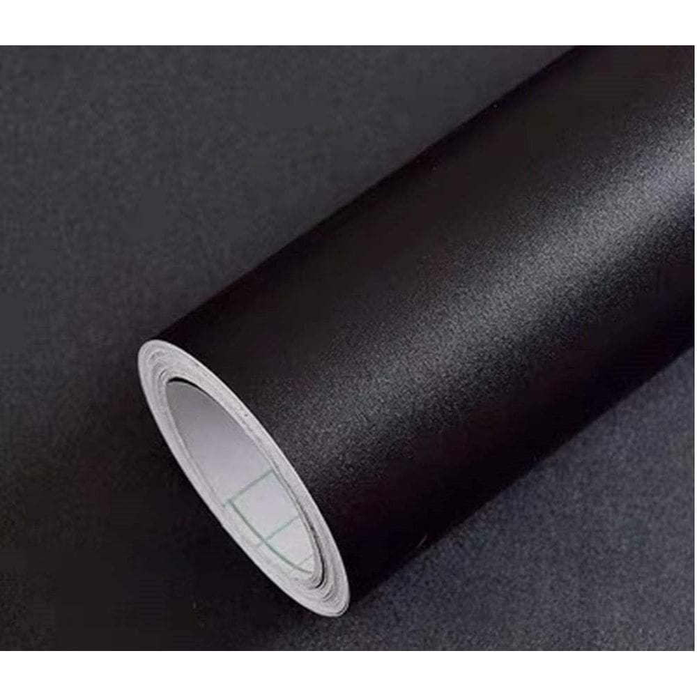 Papel contact pvc opaco preto - 45cm x 2 metros - plavitec