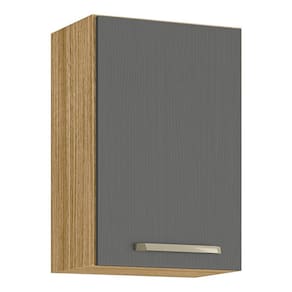 Armário Aéreo Ametista 1 Porta 40 cm Freijó Gris - Kits Paraná