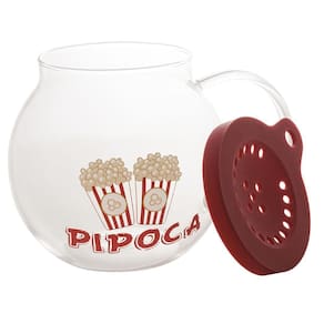 Pipoqueira para micro-ondas de vidro borossilicato 1,8l lyor