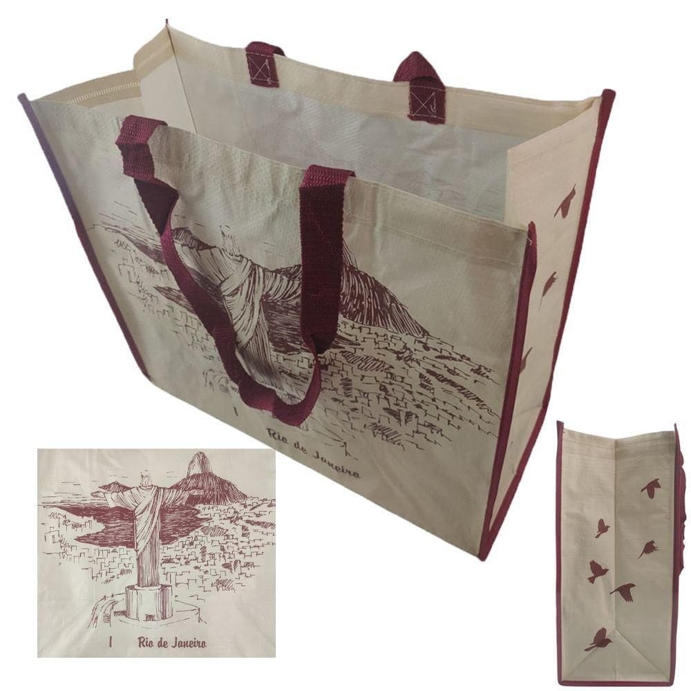 Bolsa Ecobag Sacola De Ombro Reutilizavel Dobravel Compras