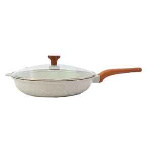 Frigideira Antiaderente Cerâmico Temperatti Bianco CMTV 32cm