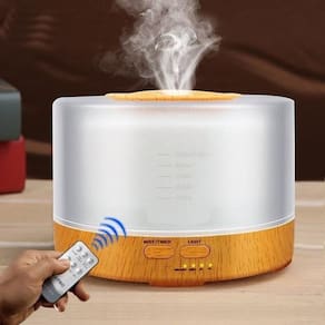 Difusor de oleos essenciais eletrico 500ml controle remoto