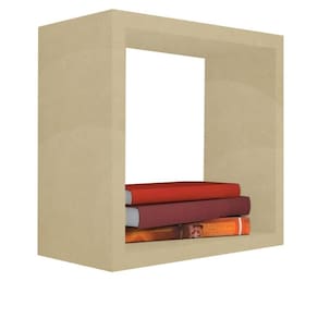 Nicho Decorativo 25x25x20 Cm Em Mdf Natural [F031]