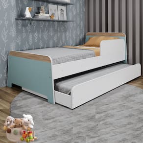 Cama Infantil Bicama Lorenza Verde Bellagio - Movelbras