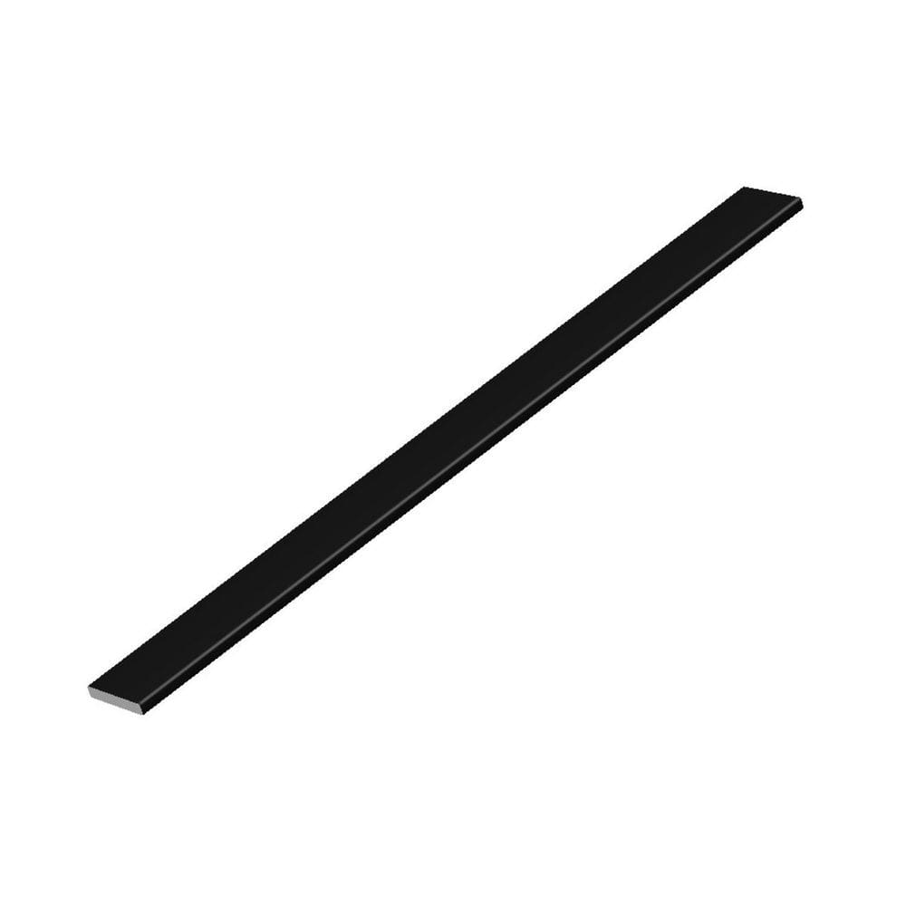 Perfil de Alumínio para Acabamento 3,10mm X 0,935cm Laminum - caixa com 5 Unidade - Preto Brilho