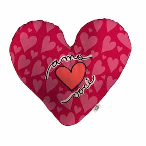 Almofada Coração Pelúcia Amo Você Namorados Tamanho:G