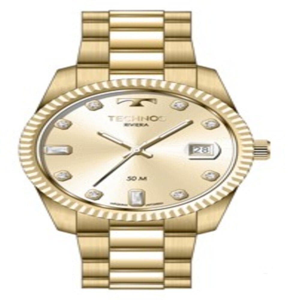 Relógio Technos Masculino Riviera Dourado 2415DU/1D
