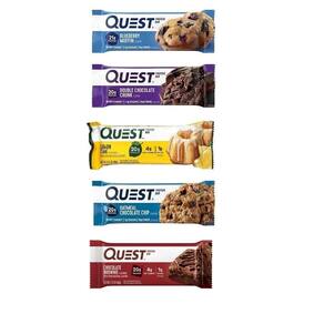 Barra de proteína quest bar cx 12 unid  sua escolha