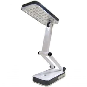 Luminaria De Mesa Luz De Emergencia Dobravel Articulavel Para Escritorio Leitura C/ 24 Leds Zz