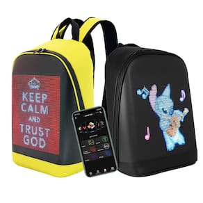Mochila Loy S c/ LED Letreiro Publicidade Hd 64x64