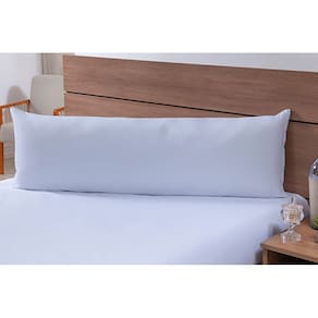 Fronha Para Travesseiro de Corpo 1,50mx50cm 100% Algodão 200 Fios Branco