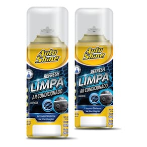 Kit 2 Limpa Ar Condicionado Automotivo Carro Novo 250ml Top