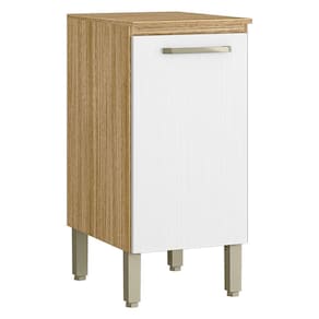 Balcão de Cozinha Ametista 1 Porta 40 cm Freijó Supremo - Kits Paraná