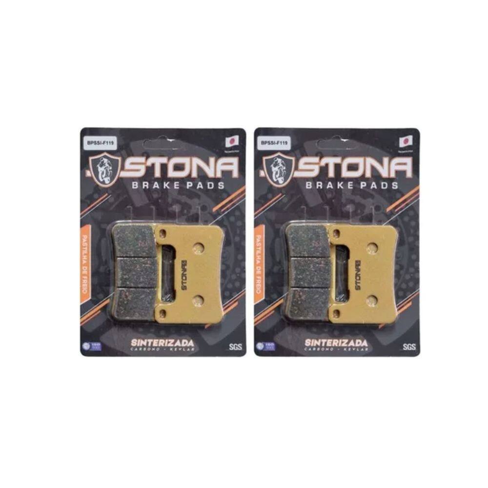 Jg pastilha freio dianteira Stona KLE 1000 Versys SE 19-20