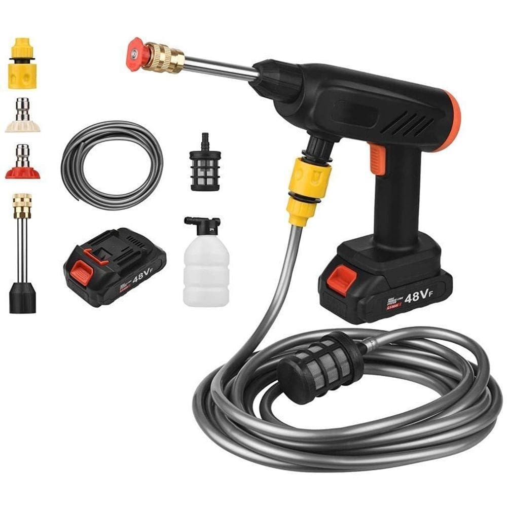 Lavadora carro portátil limpeza potente bateria recarregável