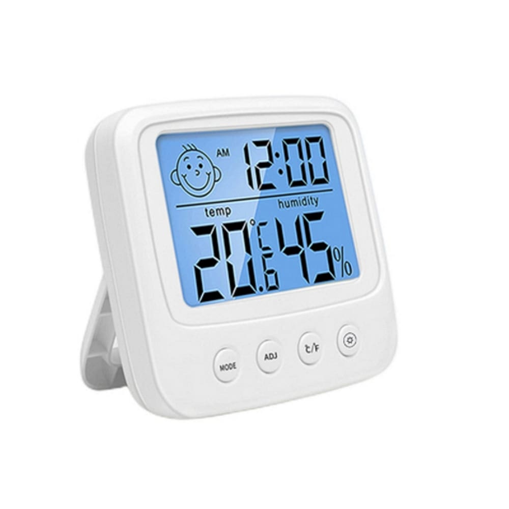 Termômetro Higrômetro Relógio Digital Temperatura Ambiente Umidade do Ar Horas