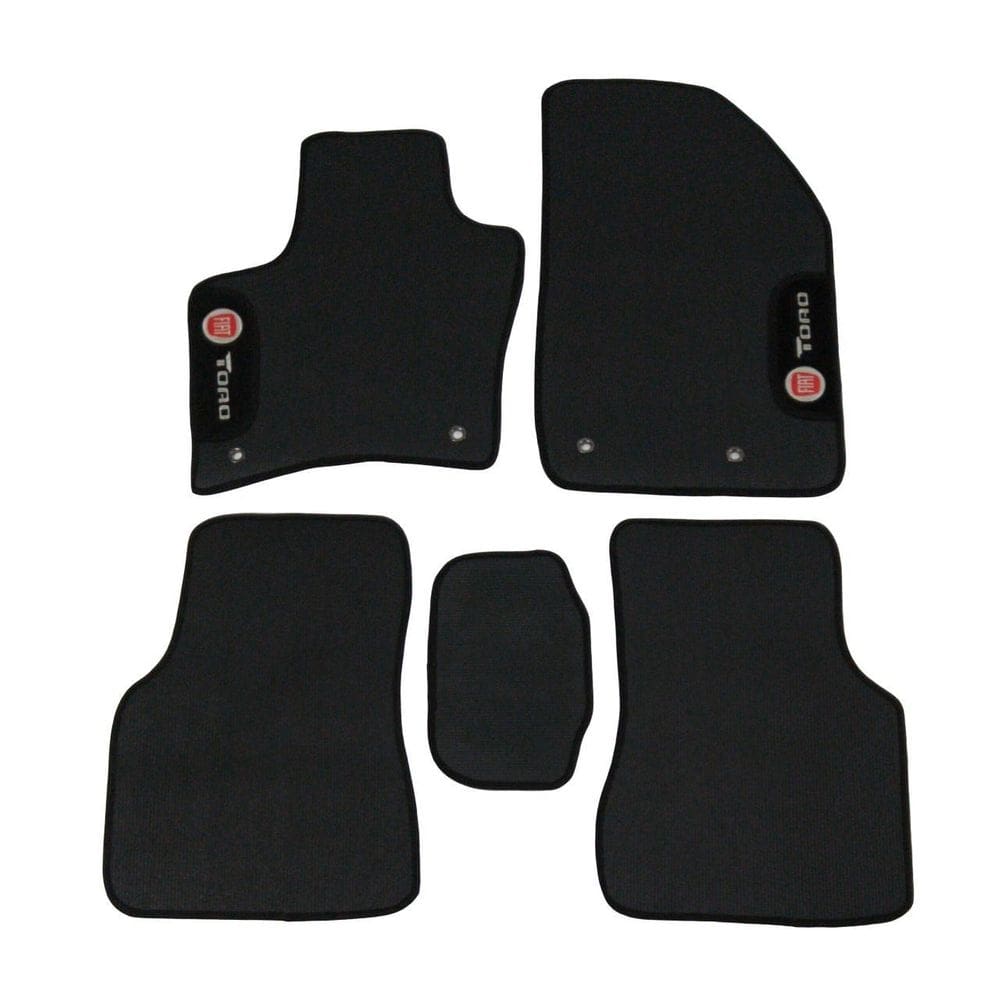 Tapete automotivo borracha pvc fiat toro