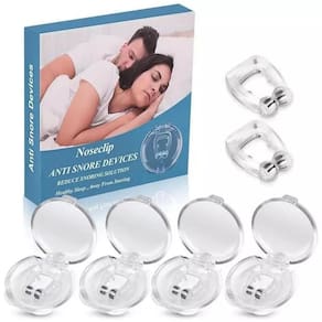Kit 4 clip dilatador nasal aparelho anti ronco apineia sono