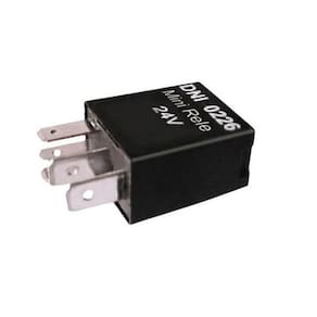 Rele mini aux 0226 5 p s suporte 24v