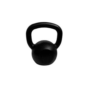 Kettlebell pintado 12 kg fundidos de minas - preto
