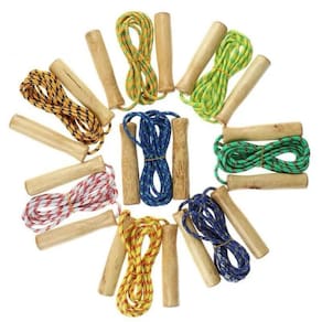Kit pular corda com 10 unidades divertido infantil