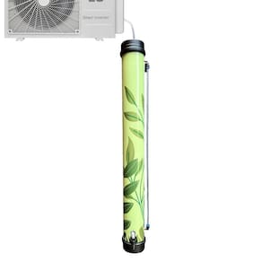 Coletor De Água Drenoeco - 8L - Folhas Verdes. 97Cm.