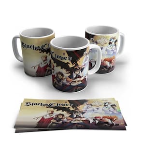 Caneca de Porcela Anime Black Cover Modelo 21