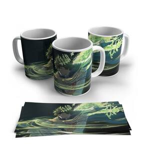 Caneca de Porcela Anime Black Cover Modelo 08