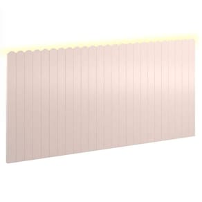 Painel Decorativo Farm 225x109x37 cm Rose com Led - Matic