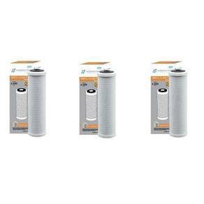 Refil carbon block 9.3/4 902-0009 3 unidades hidrofiltros