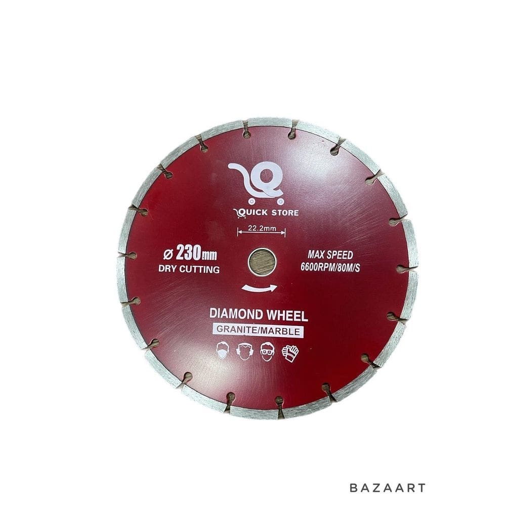 Disco De Corte Diamantado 9 Segmentado