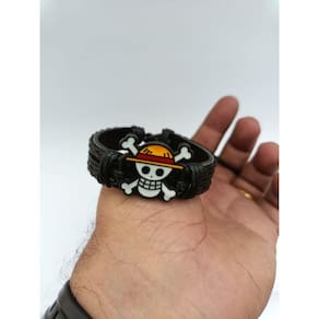 Pulseira one piece caveira going merry luffy bando