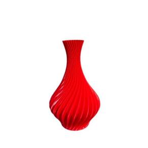 Vaso Plantas Modelo Espiral Vermelho- Jarro Decoração 15Cm