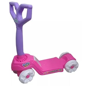 Brinquedo patinete infantil mini scooty rosa calesita 0917