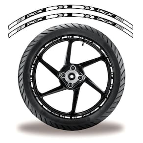 Friso De Roda Adesivo Refletivo Honda Pcx Preto Preto
