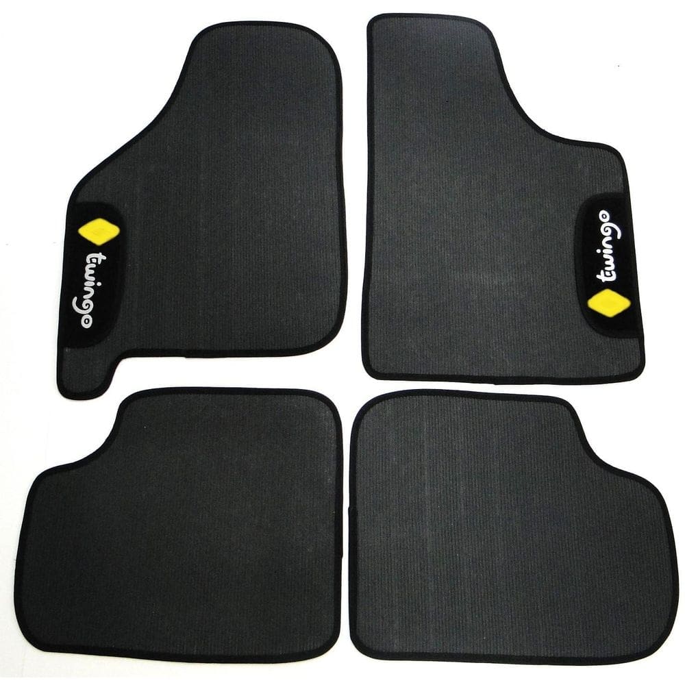 Tapete automotivo twingo pvc preto 4 peças