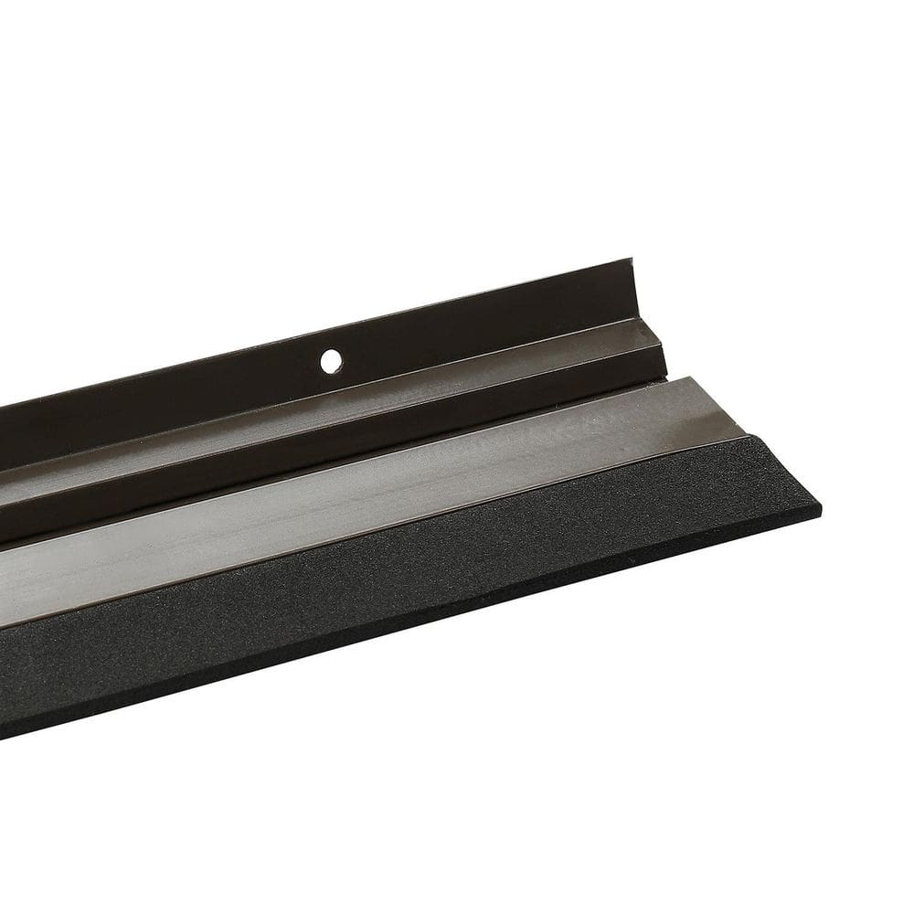 Friso de vedação em alumínio - 080 cm - fumê - kit com 2 pçs