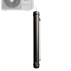 Coletor De Água Drenoeco - 8L Preto Fosco. 97Cm.