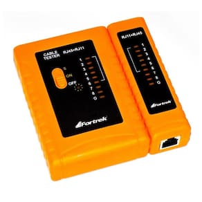 Testador de cabos lan rj-11 e rj-45 tcf101 fortrek