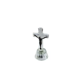 Crucifixo de Vidro Cristal