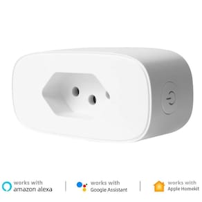 Plug Smart Wifi Controle Via App Compatível Alexa E Google