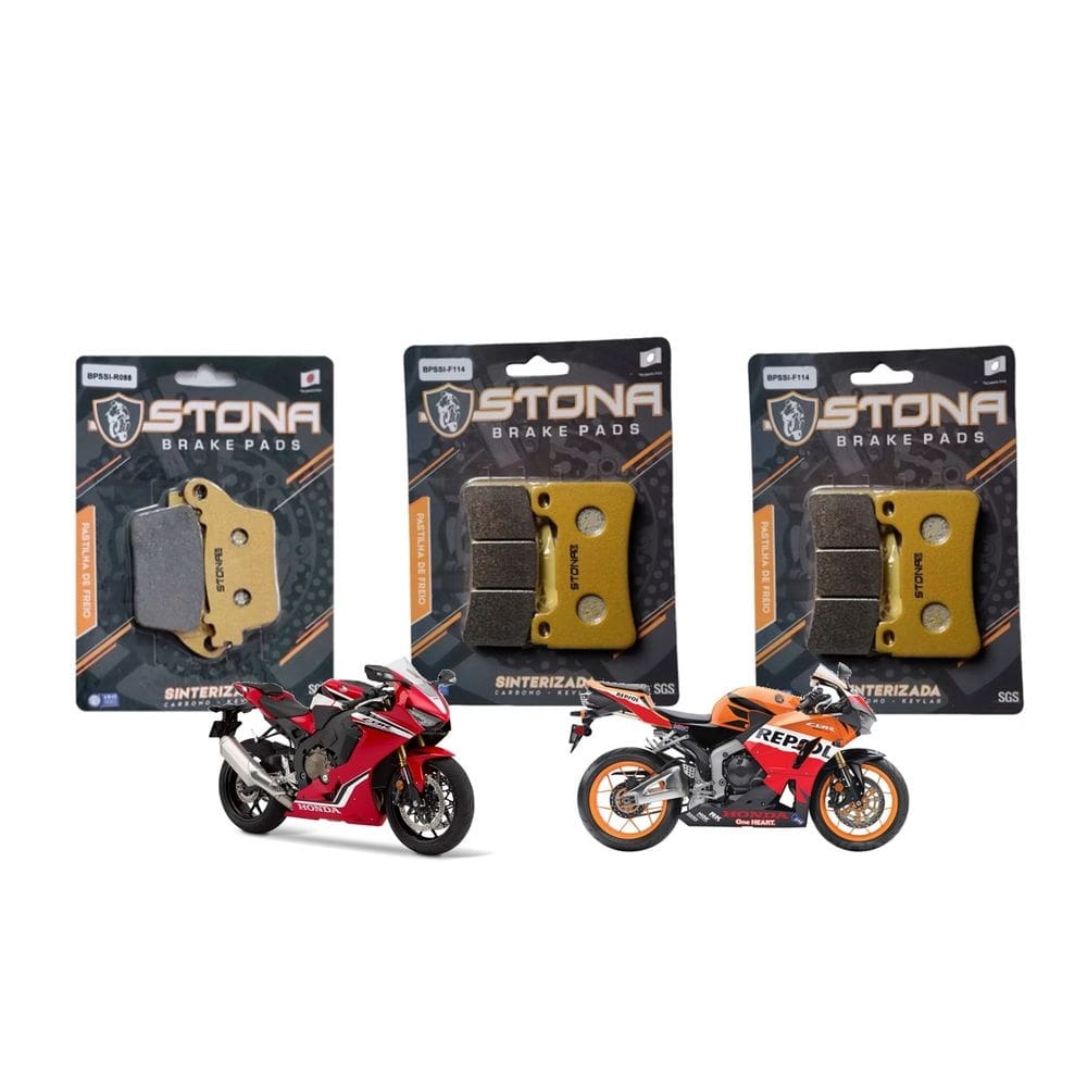 Kit Pastilha Freio Stona D/T CBR 1000RR Fireblade Abs 09-16
