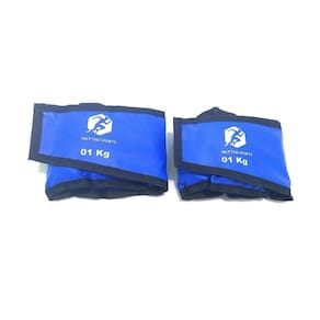 Par tornozeleira peso 1kg natthosports - treinamento funcional