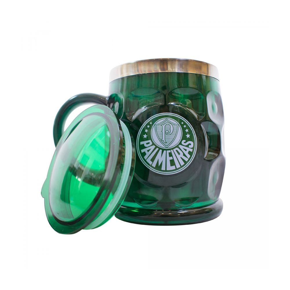 Caneca térmica relevo com tampa 500ml -