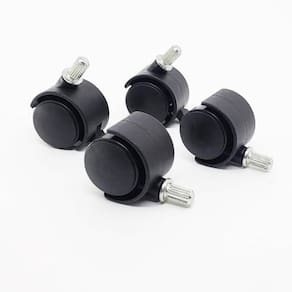 Conjunto de rodízios preto do climatizador cl-03 mondial