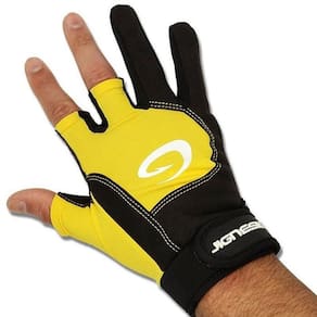 Luvas especiais para pesca jignesis gl-301s amarela - xl